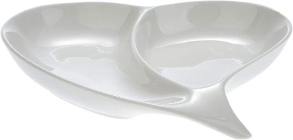 Symphony Alfresco Australia Cupid 2 Division Dish, 19 cm,White - Image 2