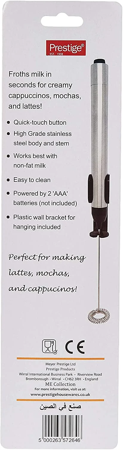 Prestige Automatic Milk Frother, Silver - Image 2