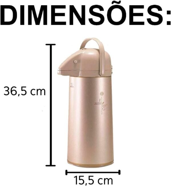 Zojirushi AAPE19-TK Airpot, 1.9L 2.2L Herb Cacao - Image 3