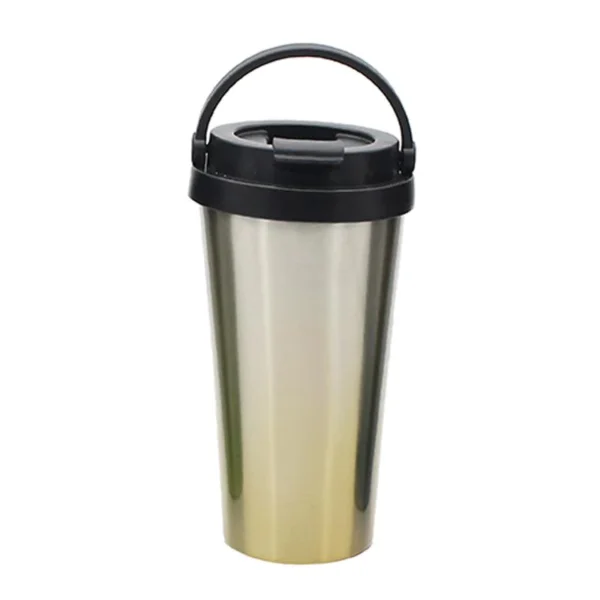 Stainless Steel Vacuum Insulated Flask 500ml with Carrying Handle - Image 4