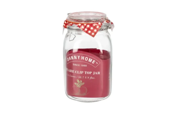 Danny Home Mason Clip Lid Glass Jar - Image 4