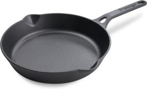 Prestige Cast Iron Fry Pan| Cast Iron Skillet | Induction Frying Pan | Iron Fry Pan | Pre-Seasoned Cast Iron Cookware