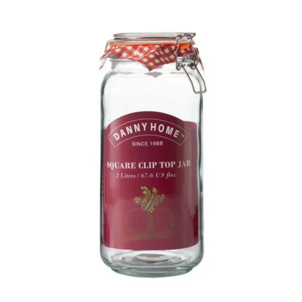 Danny Home Mason Clip Lid Glass Jar - Image 3