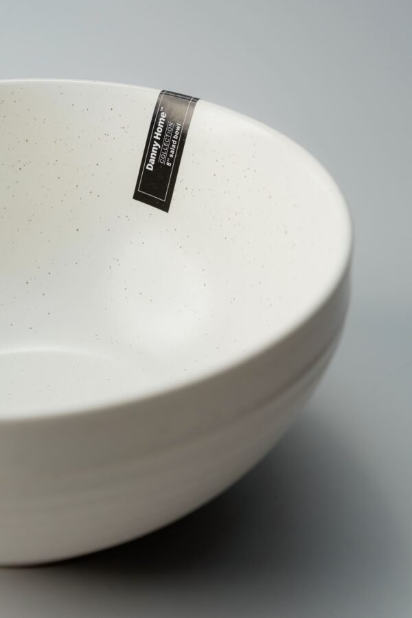 Danny Home Ceramic Speckled Salad Bowl 20.3cm - Image 3
