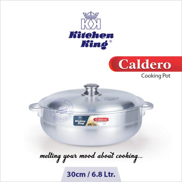 Kitchen King Caldero Pot Metal Finish, Available in Sizes - Image 5