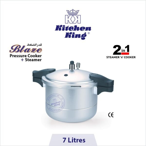 Kitchen King Pressure Cooker and Steamer (Blaze)