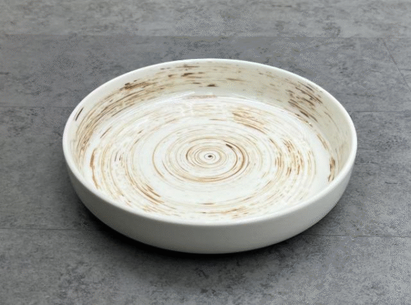 Danny Home Marble Swirl Deep Plate 20.3cm