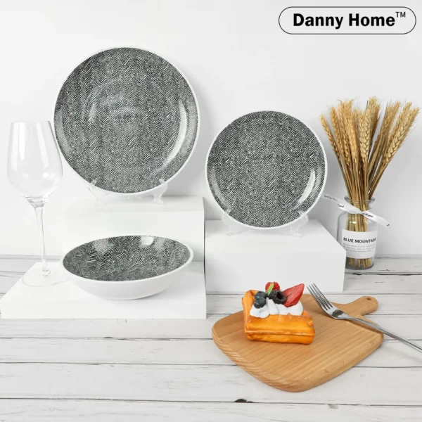 Danny Home Ceramic Deep Plate 20.3cm - Image 2