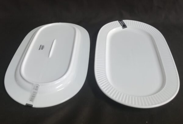 Danny Home Ceramic Oval Plate 12.5" & 13.5" - Image 2
