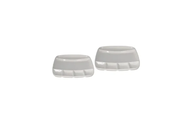 Danny Home Serving Divided Compartment Fondue Plate Set 2pcs 23.4cm