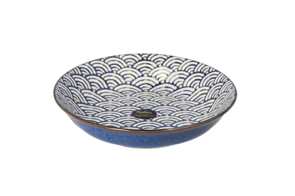 Danny Home Ceramic Bohemian Design Pasta Bowl 21cm - Image 2