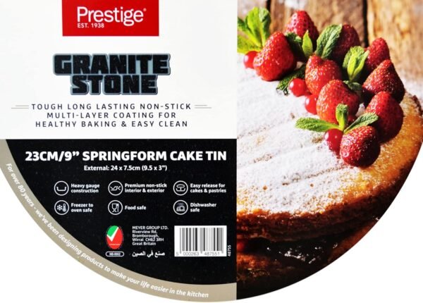 Prestige Granite Stone Spring Form Cake Pan Sizes Available - Image 4