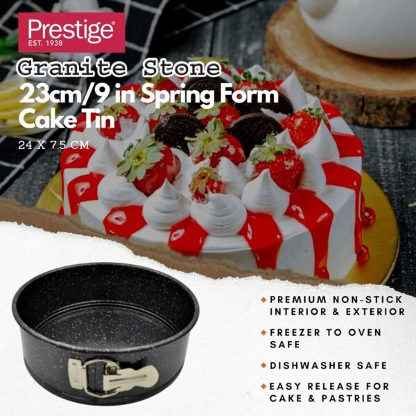Prestige Granite Stone Spring Form Cake Pan Sizes Available - Image 5