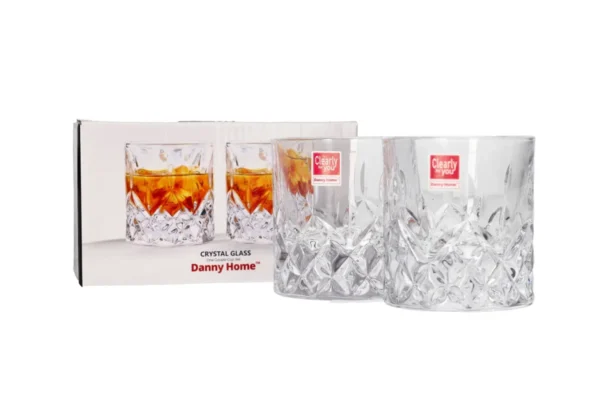 Danny Home Crystal Glass Set 2pcs 200ml