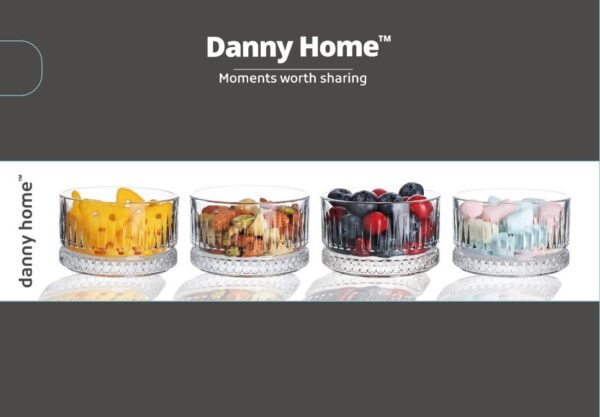 Danny Home Dessert Glass Cup Set 6 230ml - Image 2