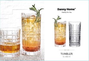 Danny Home Tumbler Cocktail Glasses 6pcs 400ml