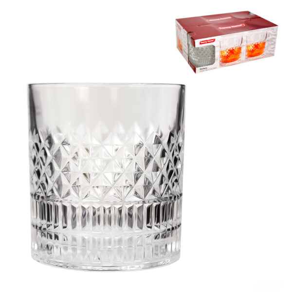 Danny Home Short Tumbler Glasses - Solitary (6 x 350ml)
