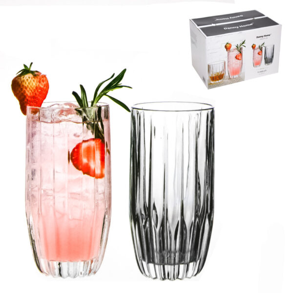 Danny Home Tumbler Cocktail Glasses 6pcs 355ml