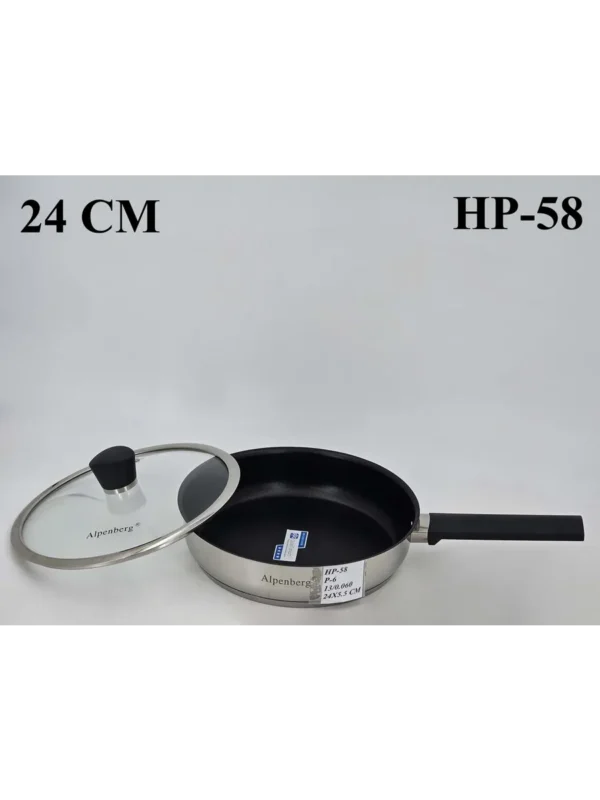 Alpenburg Stainless Steel Non Stick Fry Pan Sizes Available - Image 2