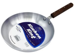 Kitchen King High Quality Aluminium Fry Pan Wooden Handle