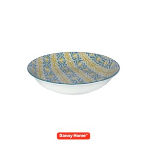 Danny Home Bohemian Ceramic Deep Plate 20.3cm