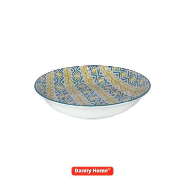 Danny Home Bohemian Ceramic Deep Plate 20.3cm