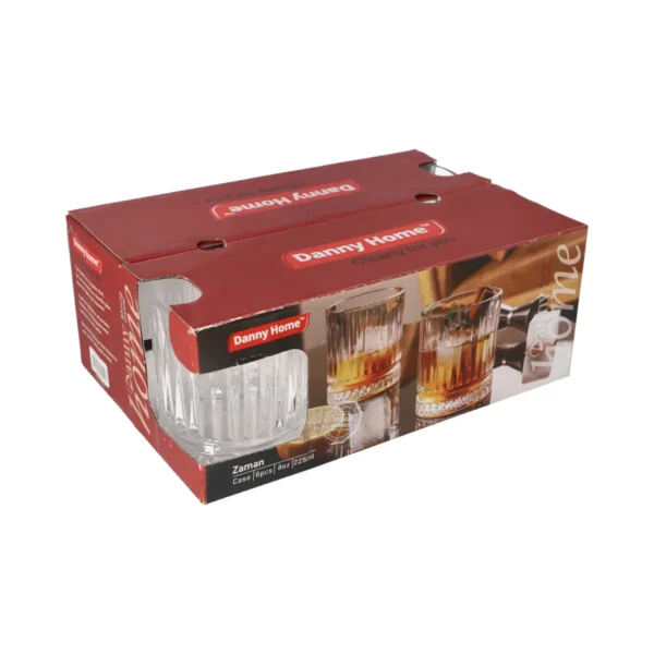 Danny Home Glass Tumbler 6Pc Set 225ml - Image 5
