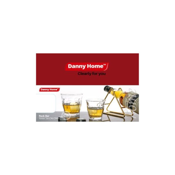 Danny Home Rock Bar Tumbler Glasses Set 6pcs 290ml - Image 2