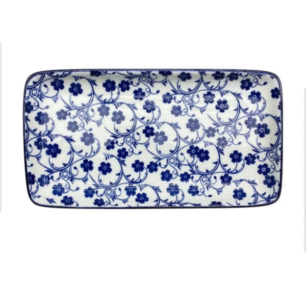 Danny Home Floral Design Ceramic Serving Platter - Image 2
