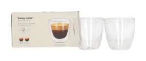 Danny Home Double Walled Espresso Glasses 80ml