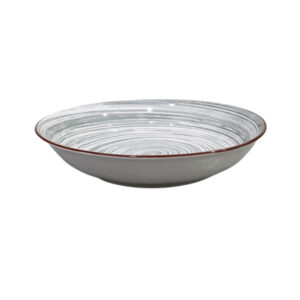 Danny Home Spiral Ceramic Deep Plate 20cm
