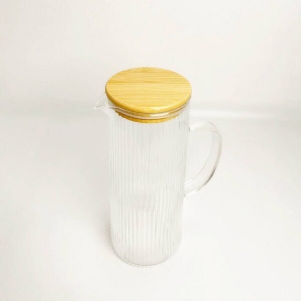 Danny Home Glass Stripe Polar Pitcher/Jug 1200ml - Image 3