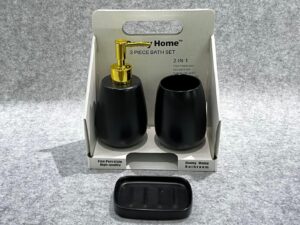 Danny Home Ceramic Bathroom Accessories Set 3pcs