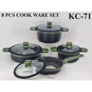 Alpenberg Granite Non Stick 8Pcs Cookware Set - Induction