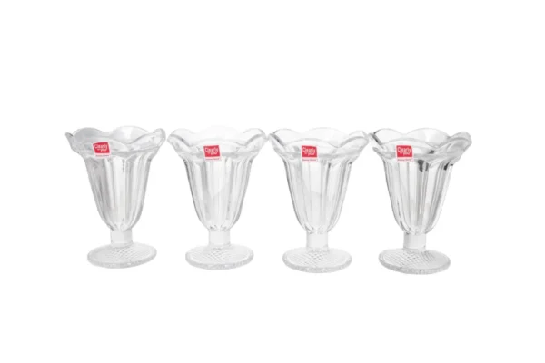 Danny Home Dessert Glass Cups 4pcs 230ml