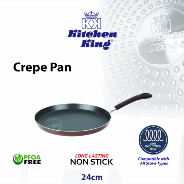 Kitchen King Crepe Pan (Induction) Sizes Available - Image 2