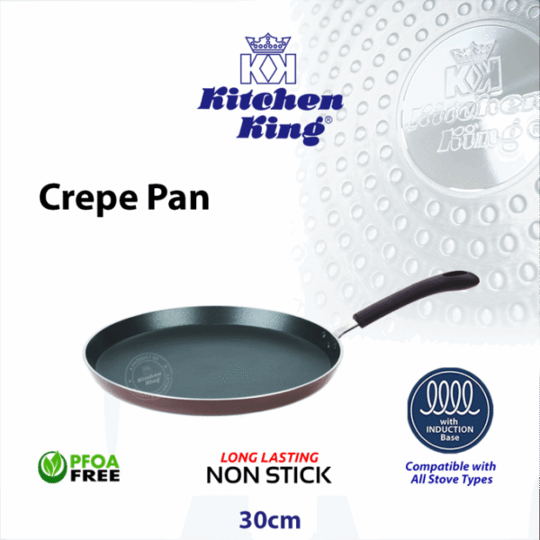 Kitchen King Crepe Pan (Induction) Sizes Available