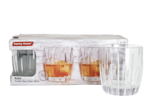 Danny Home Glass Tumbler 6Pc Set 280ml