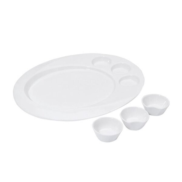Symphony Alfresco Australia Galaxy Ceramic Serving Set 36cm 4pc - Image 2