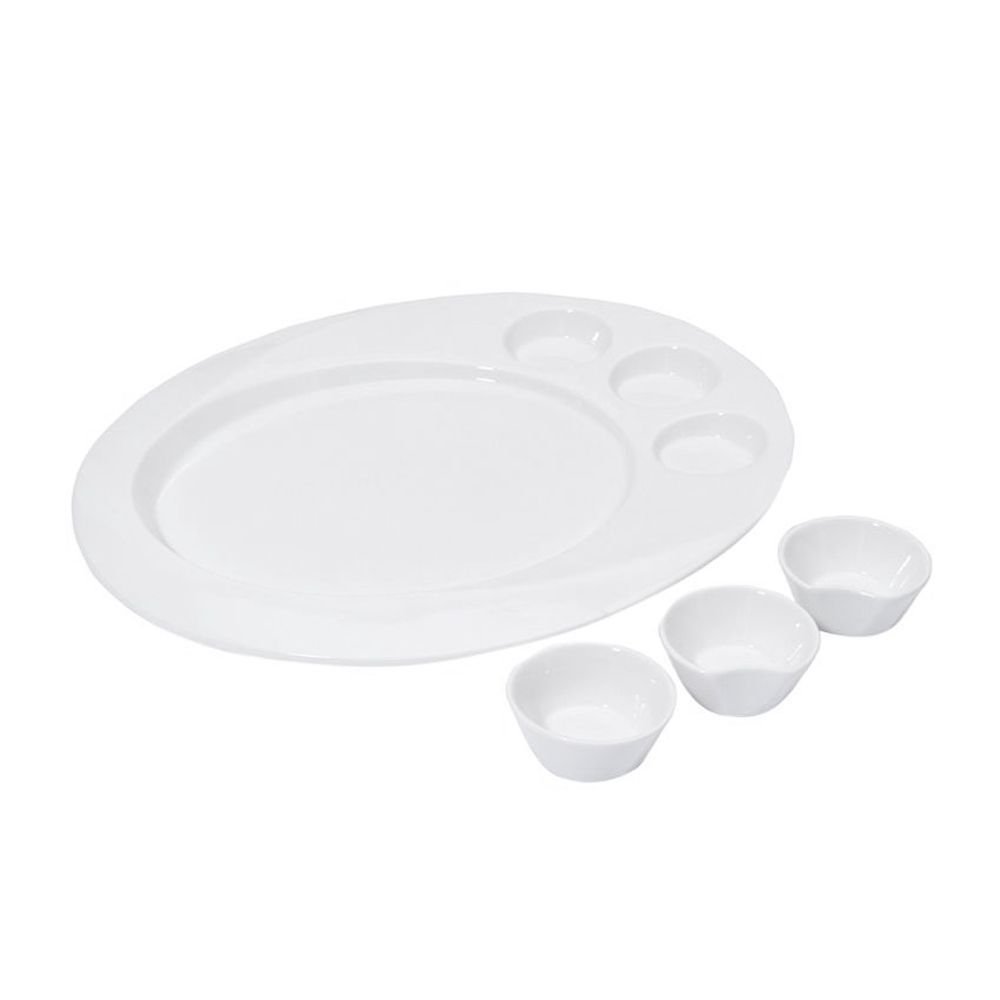 Symphony Alfresco Australia Galaxy Ceramic Serving Set 36cm 4pc - Image 2
