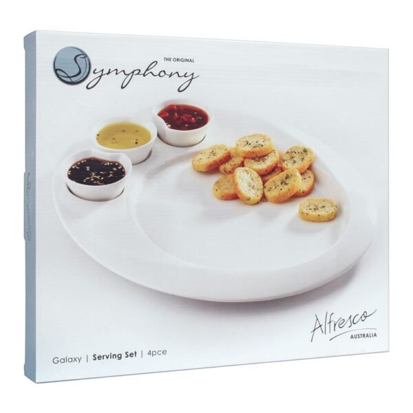 Symphony Alfresco Australia Galaxy Ceramic Serving Set 36cm 4pc - Image 4