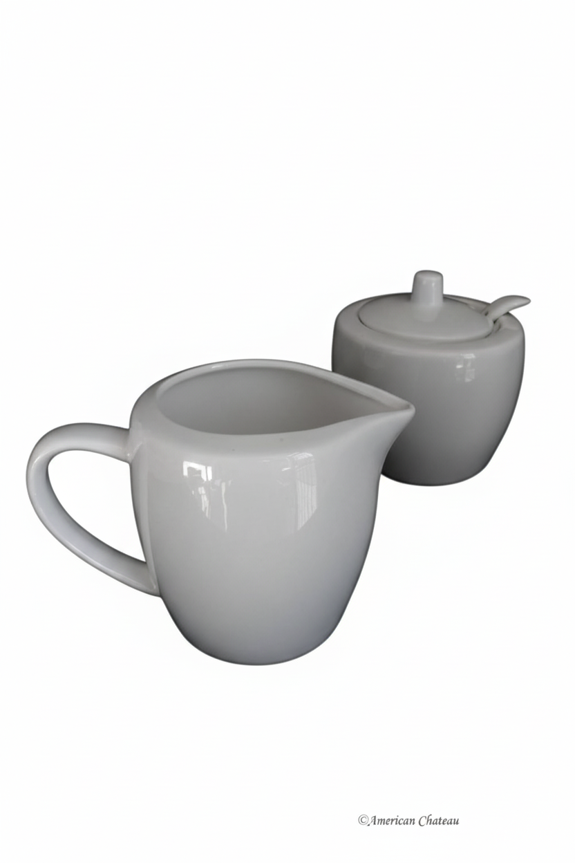 Symphony Alfresco Australia Sugar And Creamer Ceramic Set With Spoon