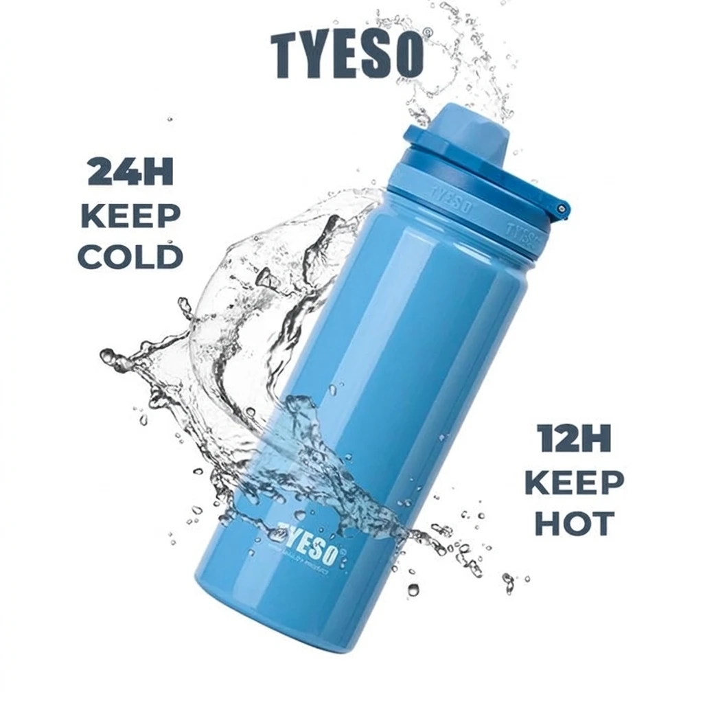 Tyeso Vacuum Insulated Stainless Steel Bottle Colors and Size Available - Image 7