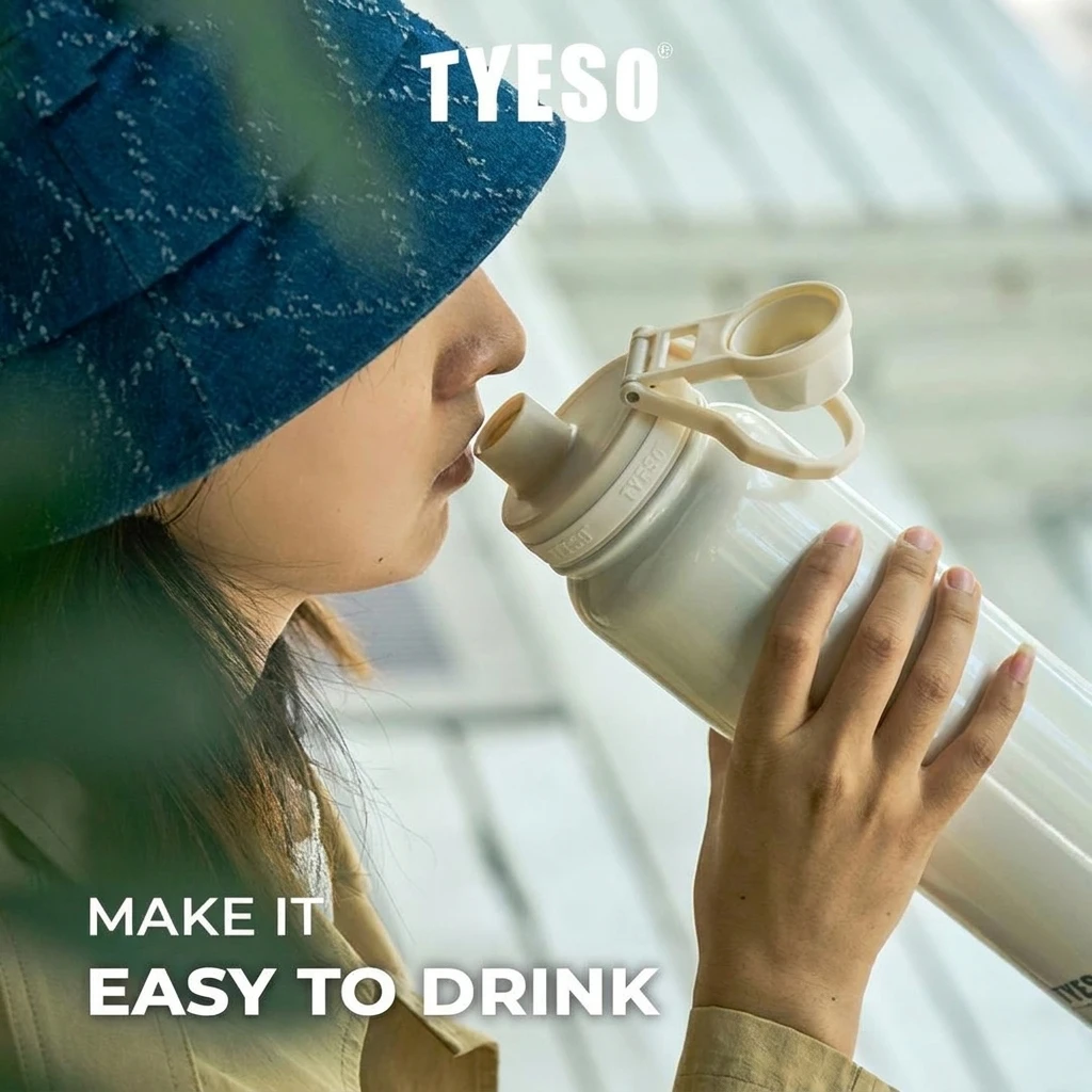 Tyeso Vacuum Insulated Stainless Steel Bottle Colors and Size Available - Image 4