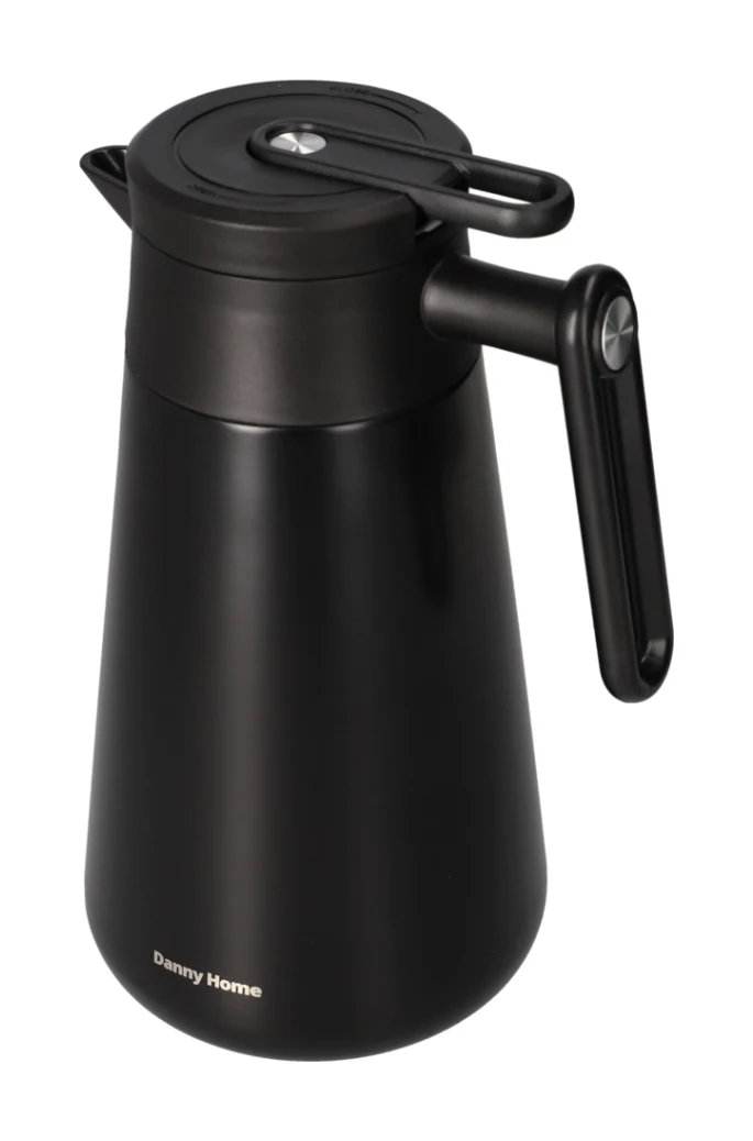 Danny Home Stainless Steel Black Vacuum Jug, Sizes Available - Image 6