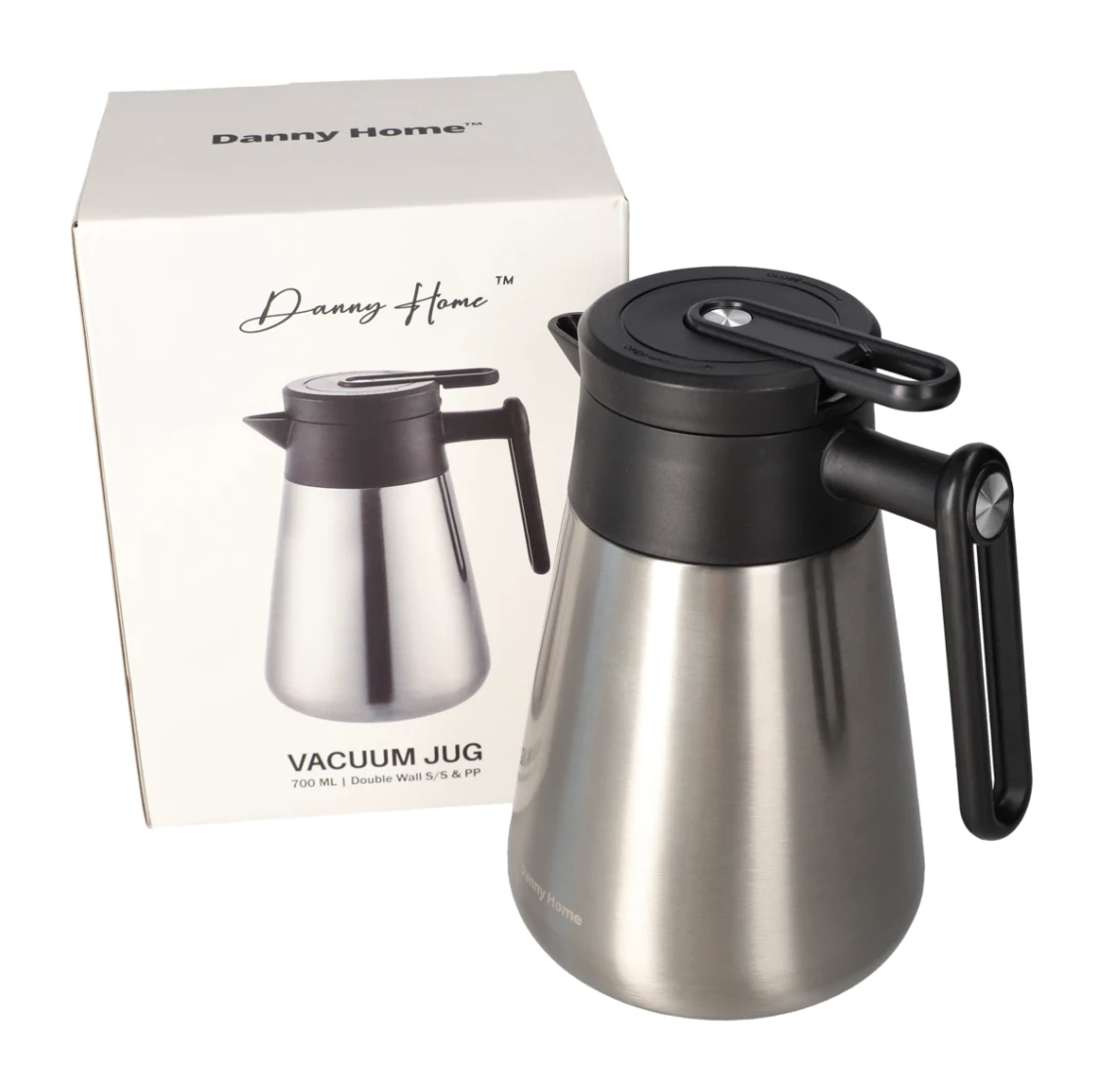 Danny Home Stainless Steel Vacuum Jug, Sizes Available - Image 2